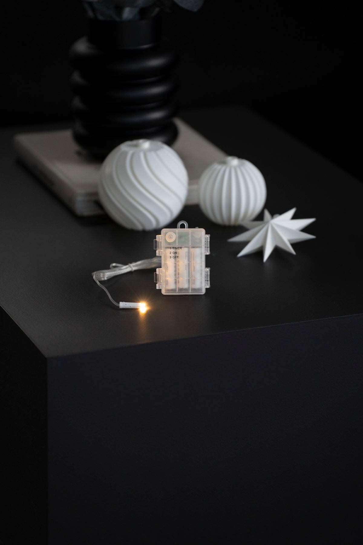 LED-Kabel mit wetterfestem Batteriefach und Timer-Funktion (AURA)