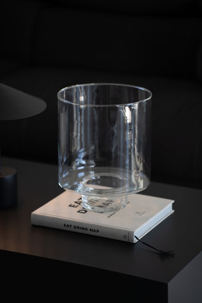 Vase mit Fuß 30 cm