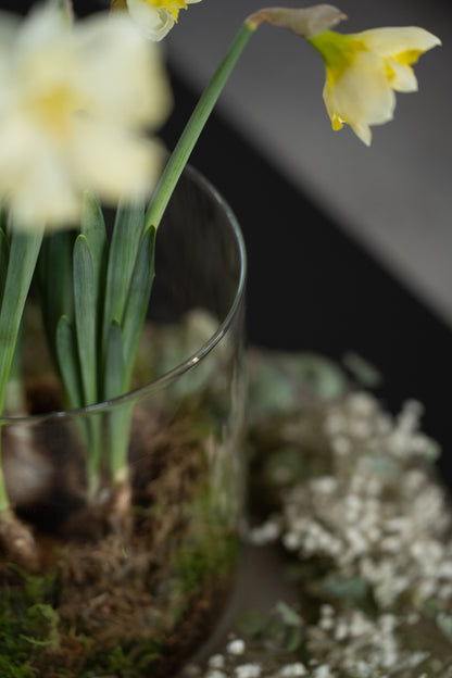 Vase mit Fuß 25 cm