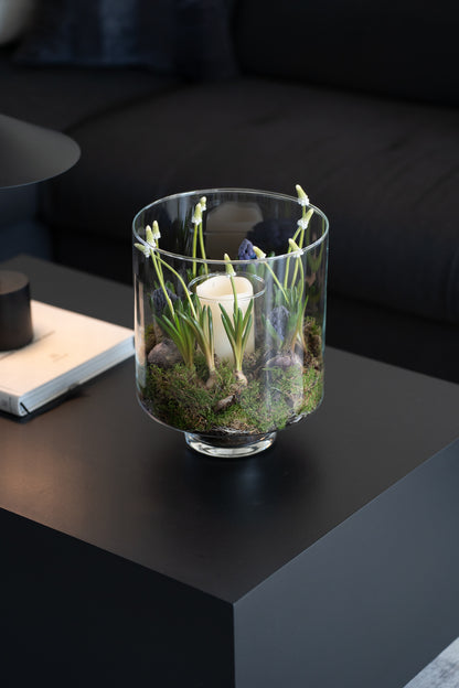 Vase mit Fuß 30 cm