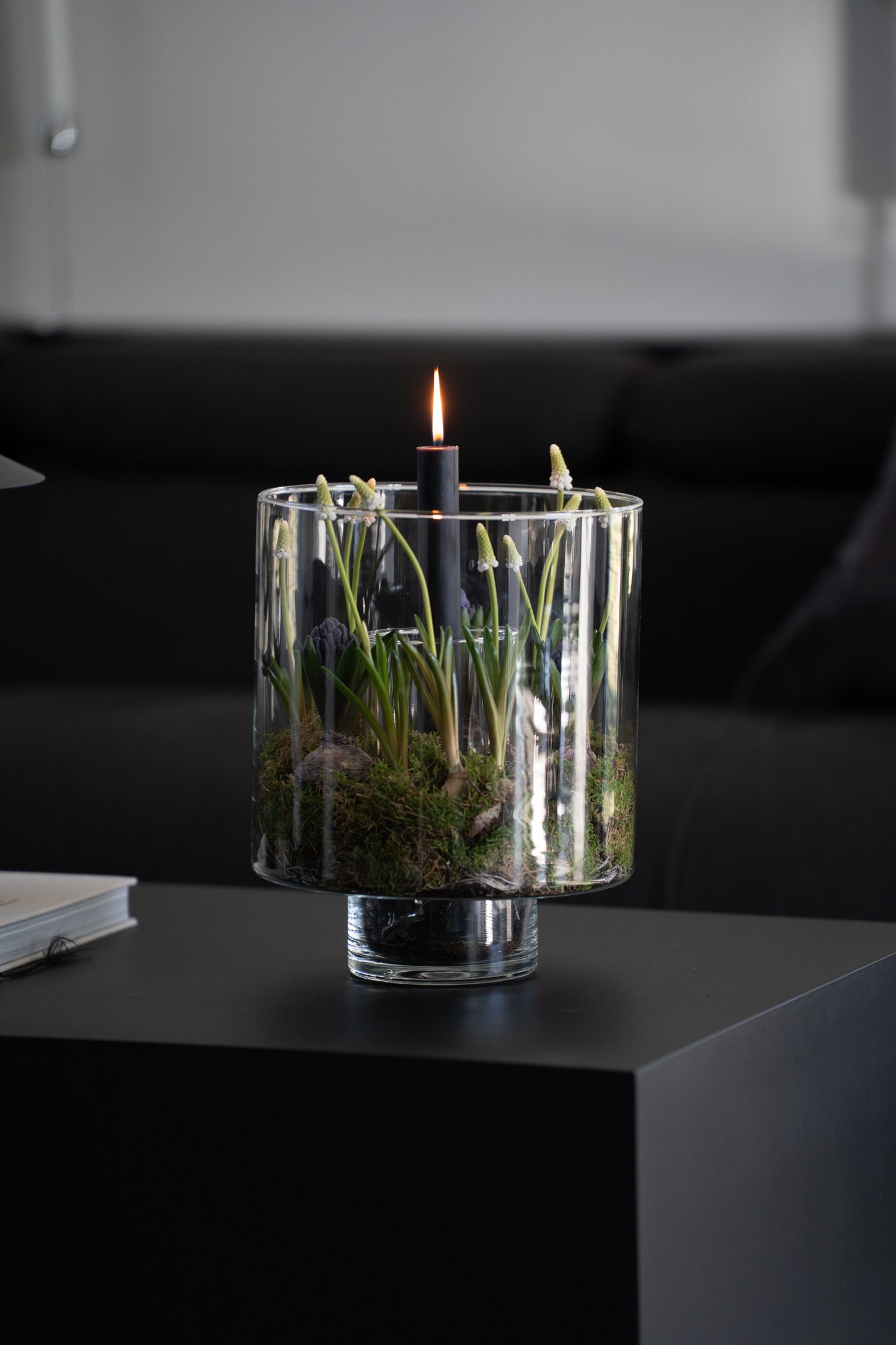 Vase mit Fuß 30 cm