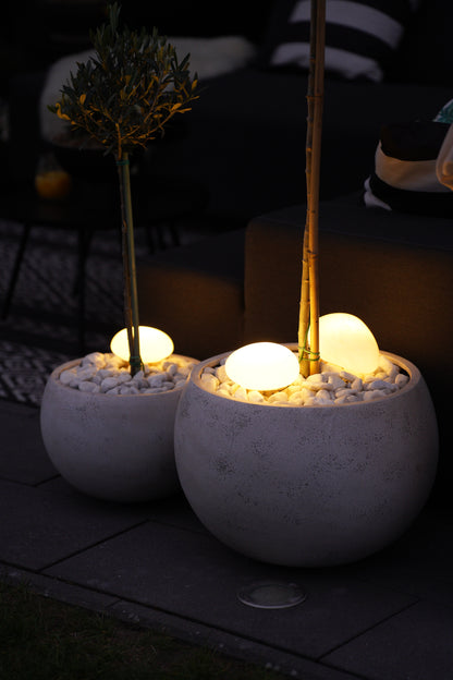 LED Stein Lampen 3er Set – kabellos, dimmbar & mit Timer