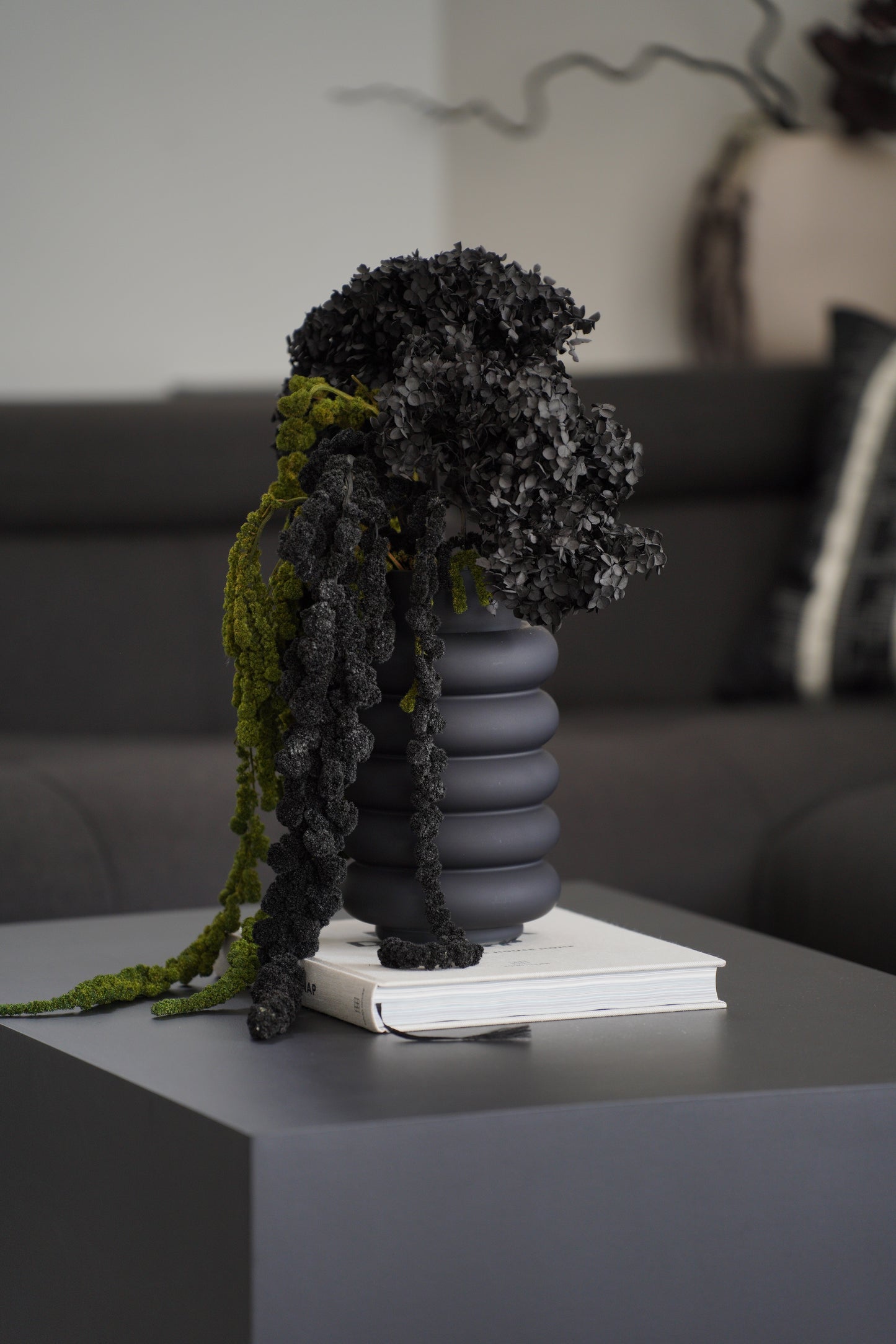 Getrocknete Amaranthus Dreadlocks – Natürliche Deko | 80-100cm