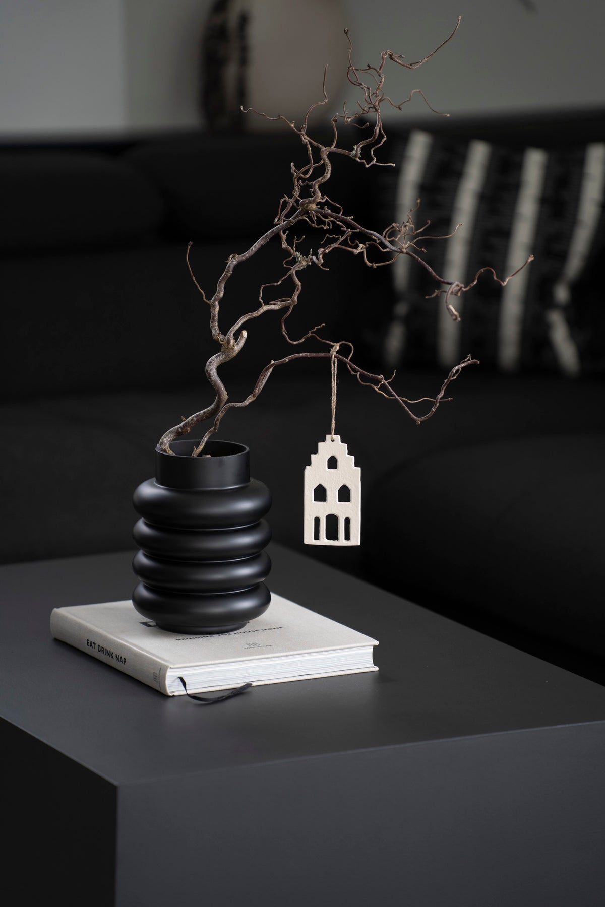 Deko-Hänger Haus aus Aluminium