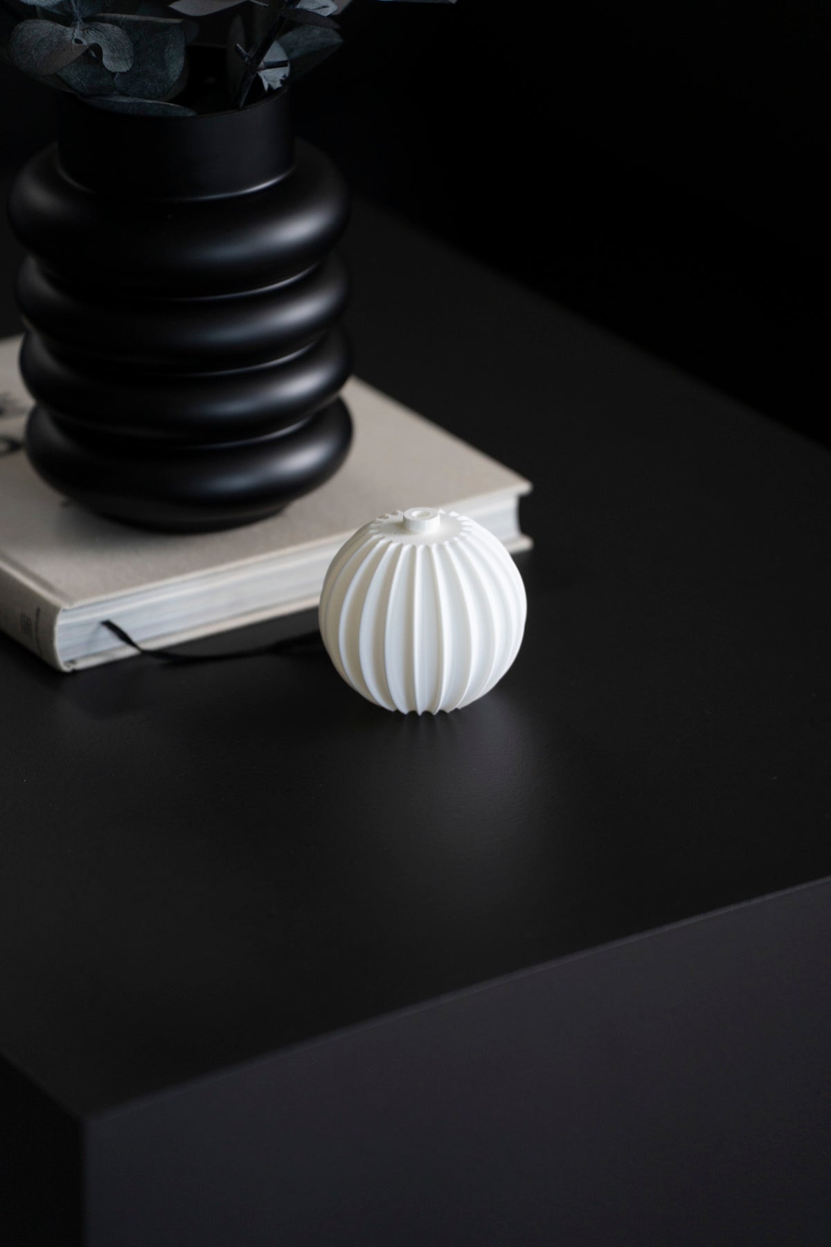 Eleganter Kugel-Lampenschirm mit Faltendesign, Ø 9 oder 12 cm (AURA)