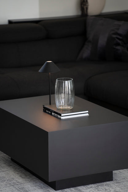 Geriffelte Glasvase in Klar – Zeitlos & Elegant