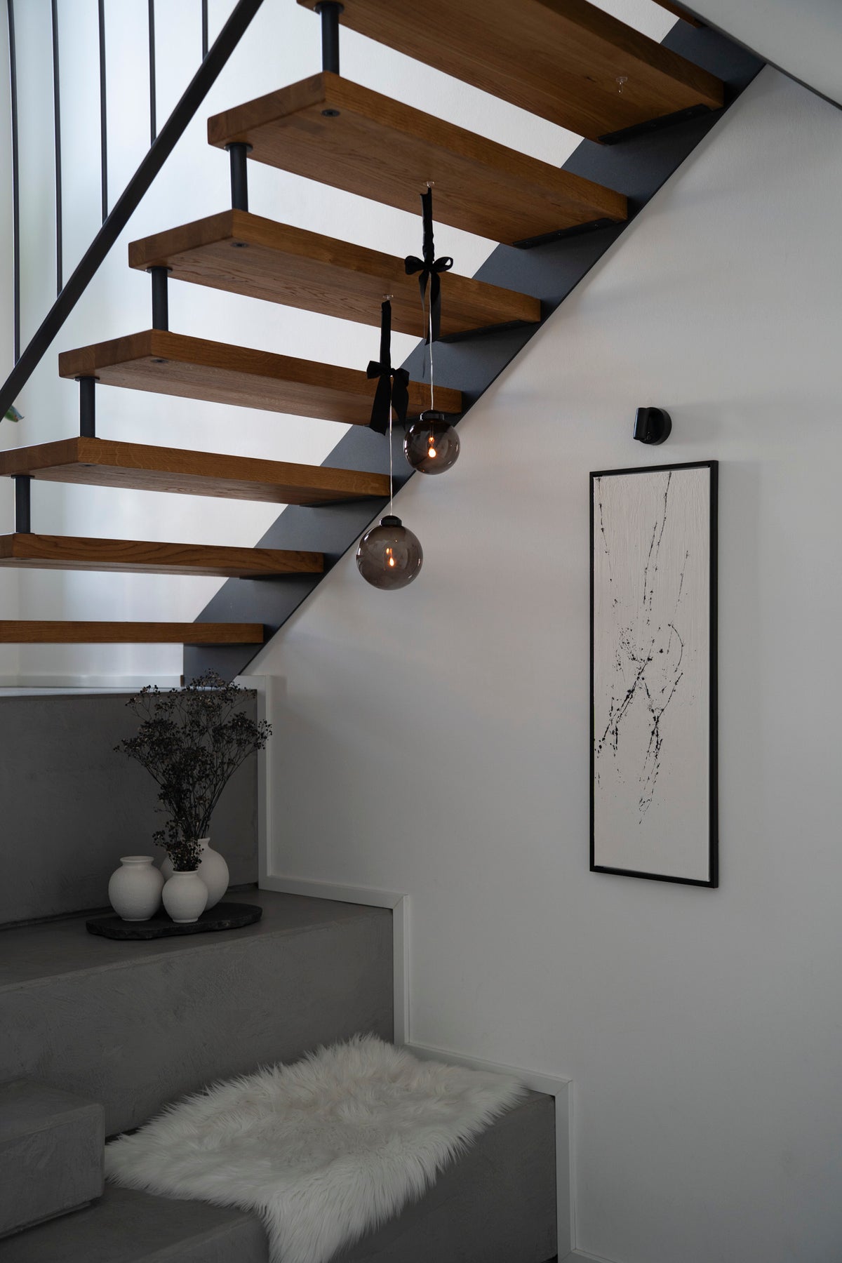 LED-Leuchtkugel mit Timerfunktion, Rauchgrau