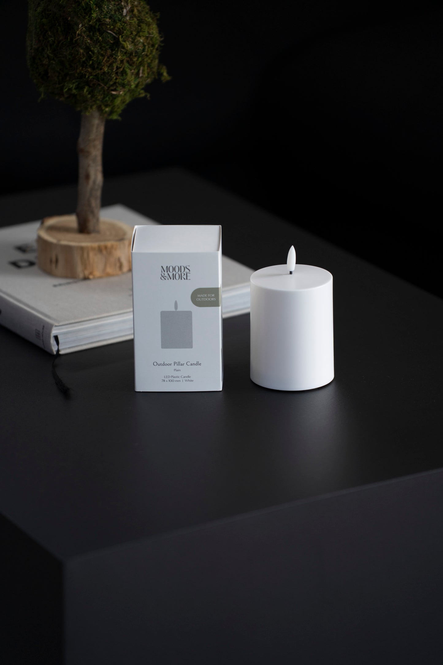 LED Outdoor-Kerze (LUMI)