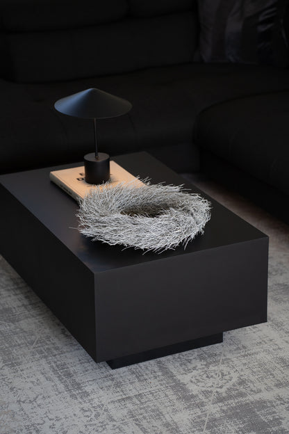 Naturkranz frostweiß 40 cm – Deko Kranz modern