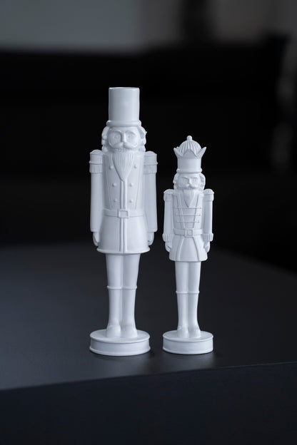 Nussknacker Kerzenhalter Set aus Poly | Modern & Zeitlos