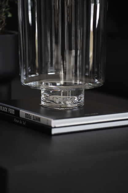 Vase mit Fuß 25 cm