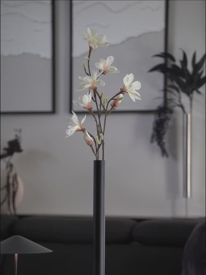 Magnolienzweig künstlich weiß 74 cm – Kunstblume mit 3 Blüten